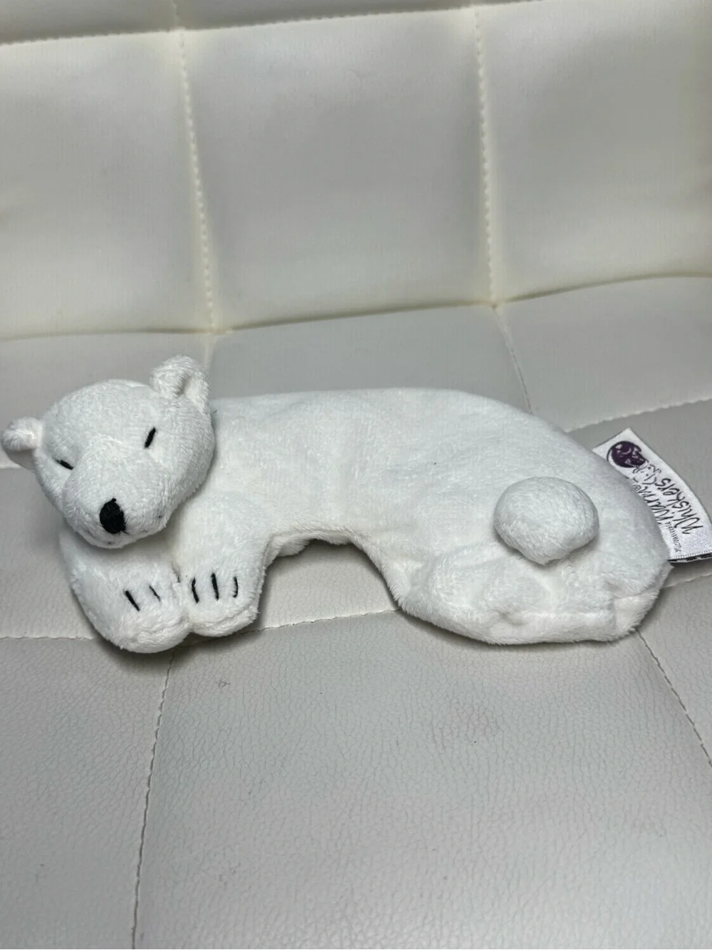 Warm Whiskers Microwavable Polar Bear Heat Cold Aromatherapy Plush Stuffed